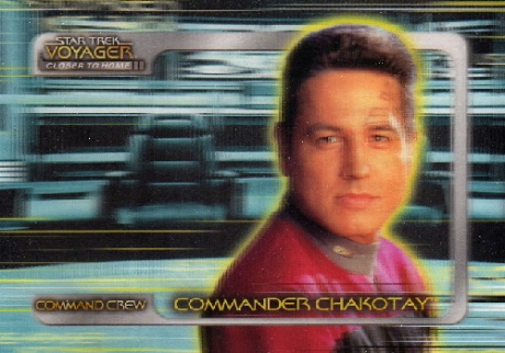 Oversized "Voyager Closer to Home" promo card 